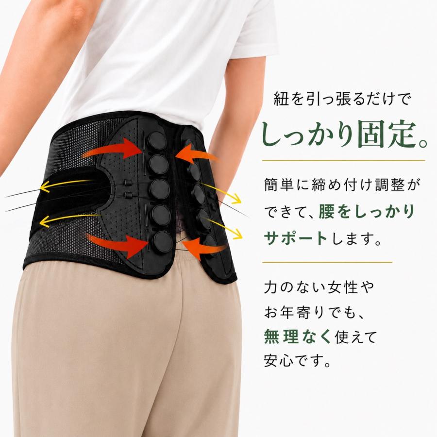 CoreGuard】骨盤ベルト 腰痛ベルト 姿勢矯正 腰ベルト 腰サポーター