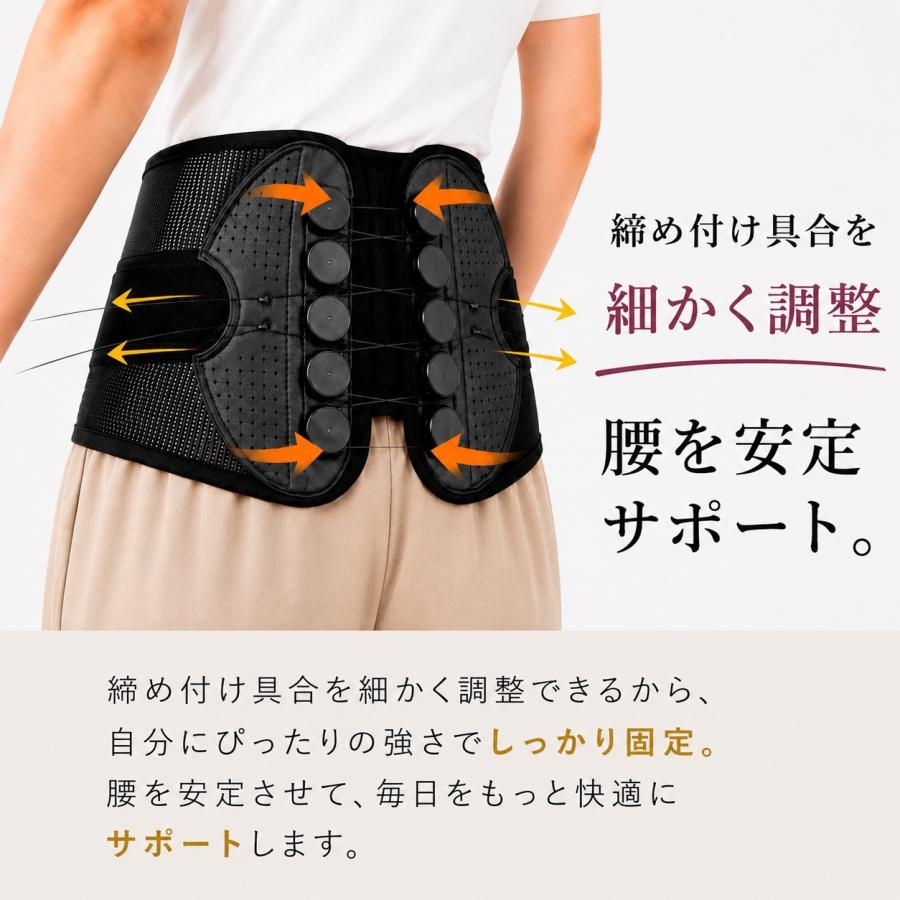 CoreGuard】骨盤ベルト 腰痛ベルト 姿勢矯正 腰ベルト 腰サポーター