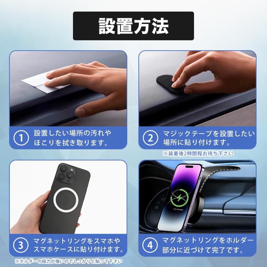 車載ホルダー ワイヤレス充電器 車 スマホホルダー 車載充電器 超強力