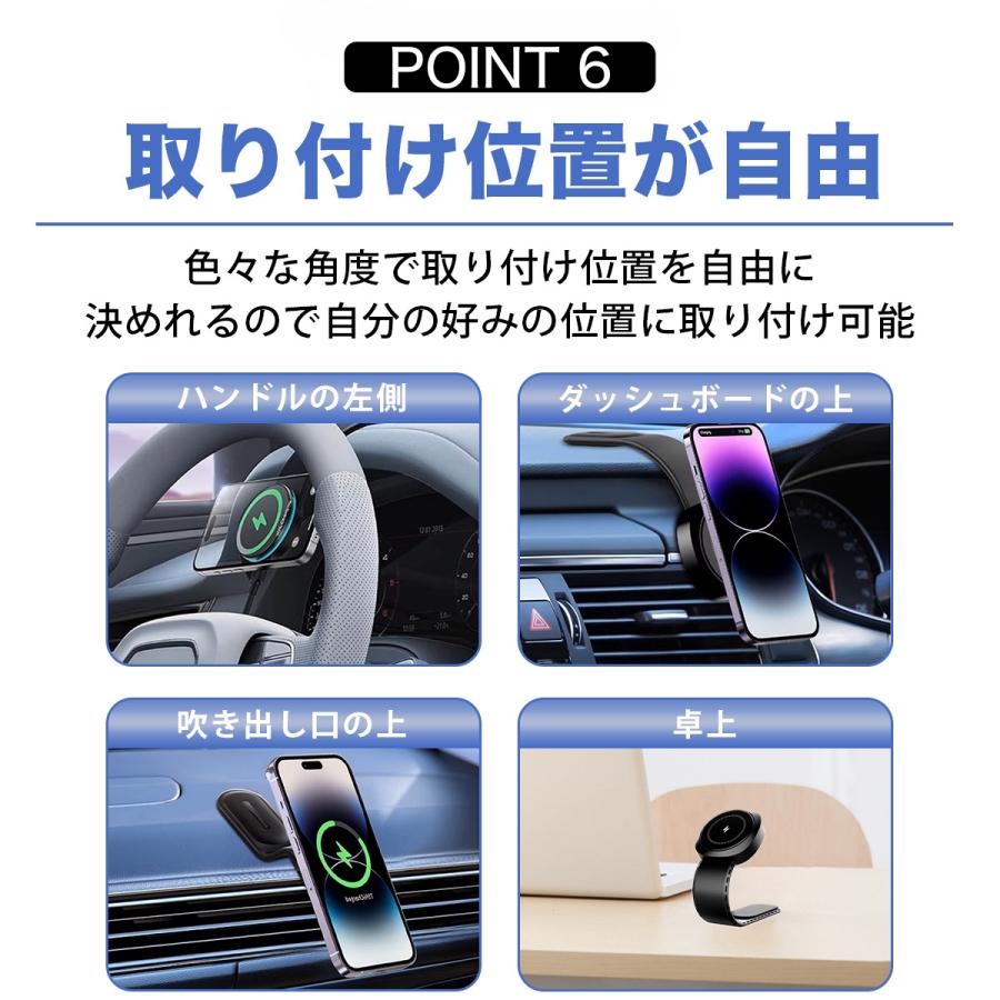 車載ホルダー ワイヤレス充電器 車 スマホホルダー 車載充電器 超強力