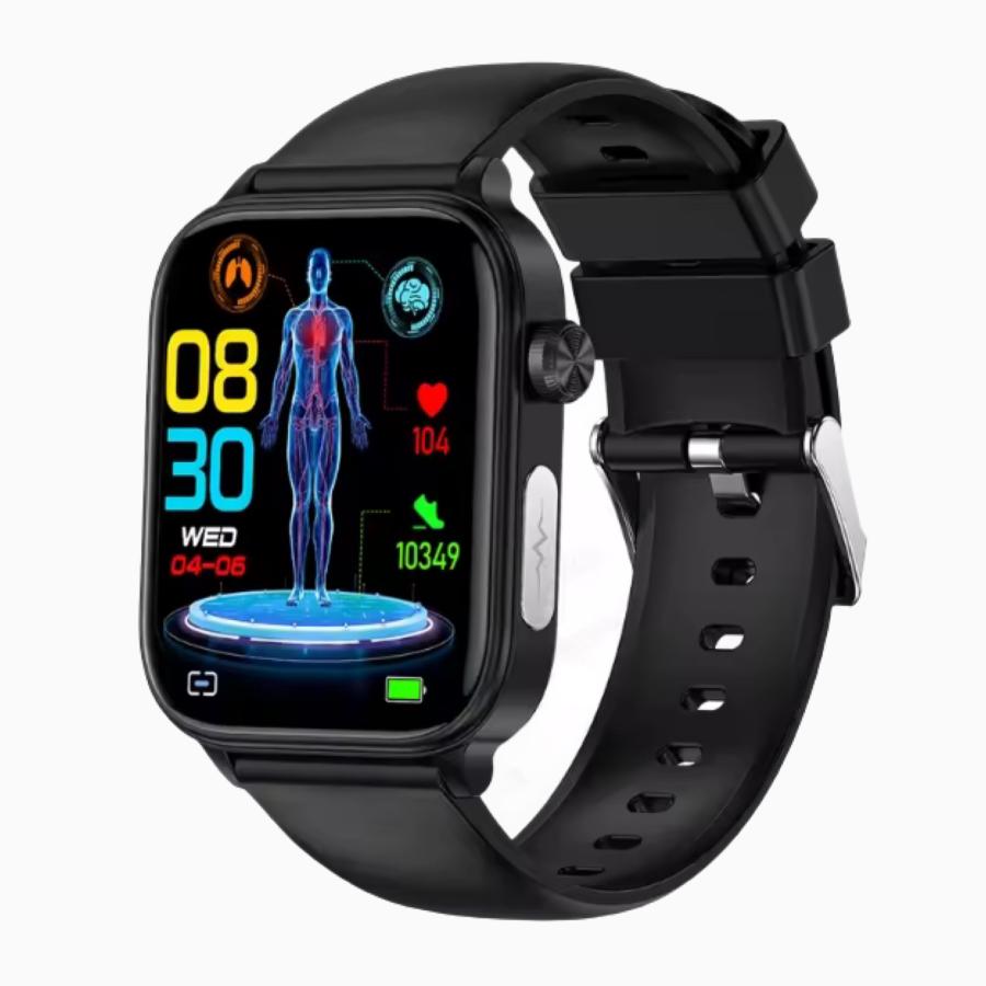 スマートウォッチ 心電図 ecg+ppg 血糖値 日本製センサー 血液 スマートウォッチ 心電図 ecg+ppg 血糖値 日本製センサー 血液