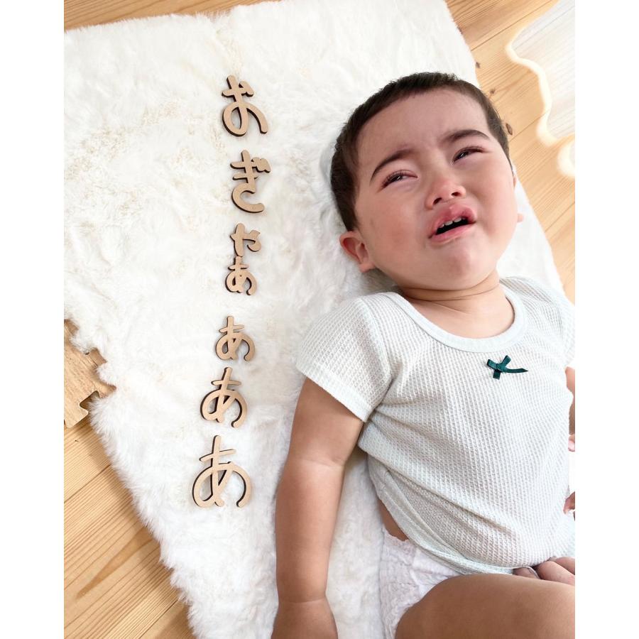 手書き風木製レターバナー　ニューボーンフォト　お昼寝アート　おぎゃあ　月齢フォト　写真　インスタ映え　グッズ　飾り |  | 02