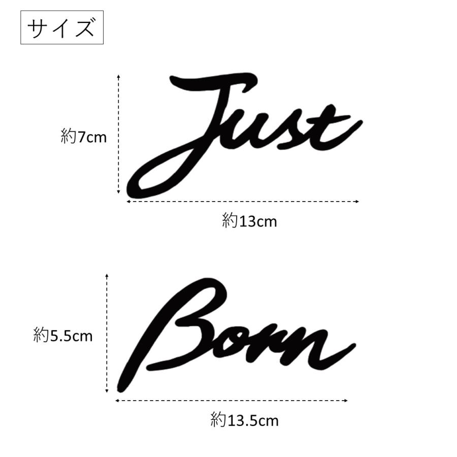 木製　JustBorn ニューボーンフォト　レターバナー　ウッドレター |  | 05