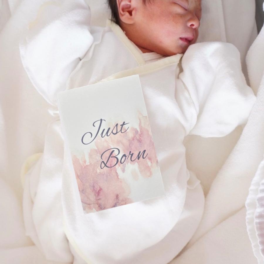 水彩　月齢カード　15枚セット　マンスリーカード　ニューボーンフォト　お洒落　ベビーフォト　赤ちゃん　撮影 |  | 03