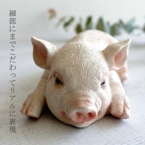 ミニ豚 ブタ かわいい 置物 おしゃれ オブジェ 置き物 アニマル 癒し オーナメント 眠り リビング 玄関 リアル 机上 インテリア 可愛い 寝そべり お疲れ ピッグ Aht Pigsleeping Ht7117 マンモスビレッジ Yahoo 店 通販 Yahoo ショッピング