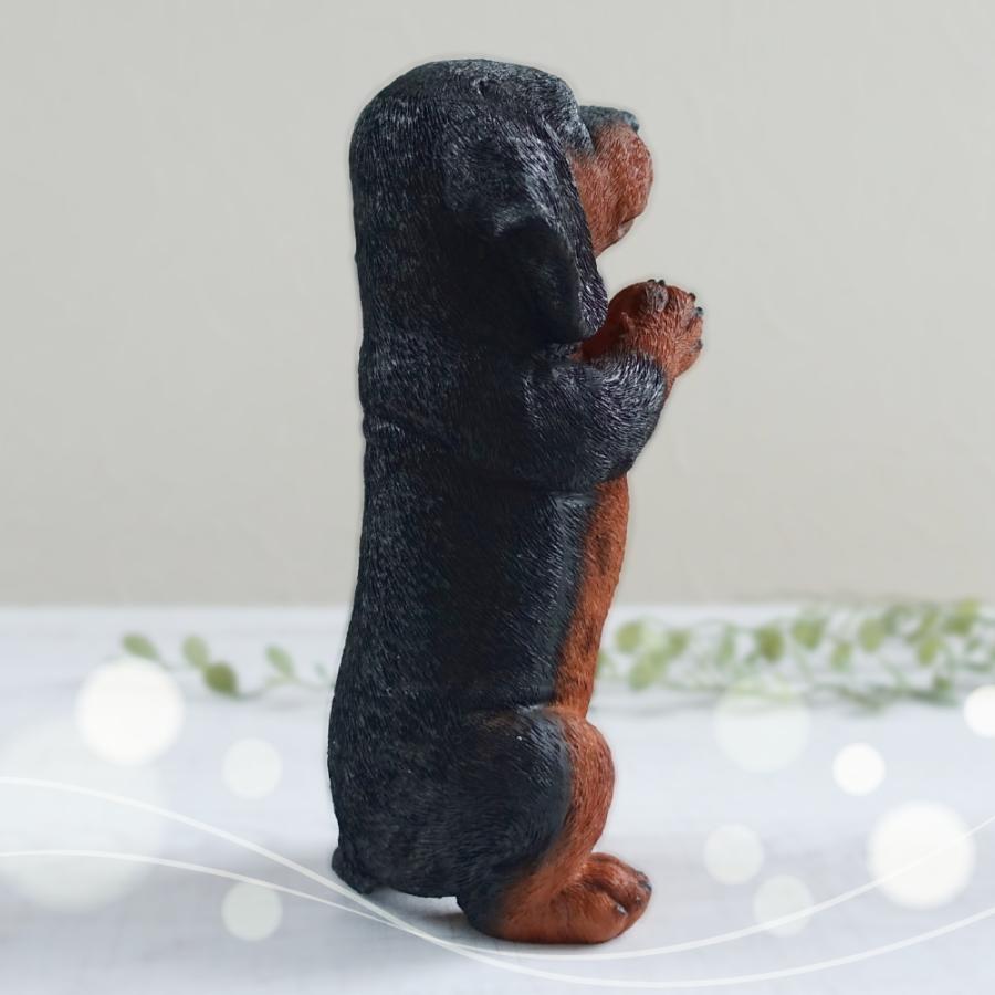 おねだり ダックスフンド 置物 オブジェ かわいい お願い おしゃれ