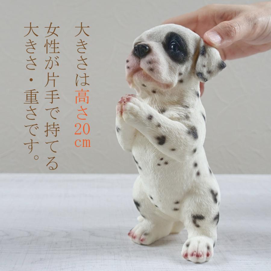 おねだり ダルメシアン 置物 オブジェ かわいい お願い おしゃれ
