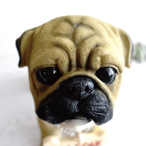 犬 パグ WELCOME オーナメント かわいい 置物 おしゃれ ウェルカム
