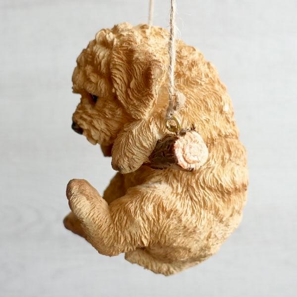 トイプードル かわいい ぶら下がり 壁掛け おしゃれ 置物 オブジェ