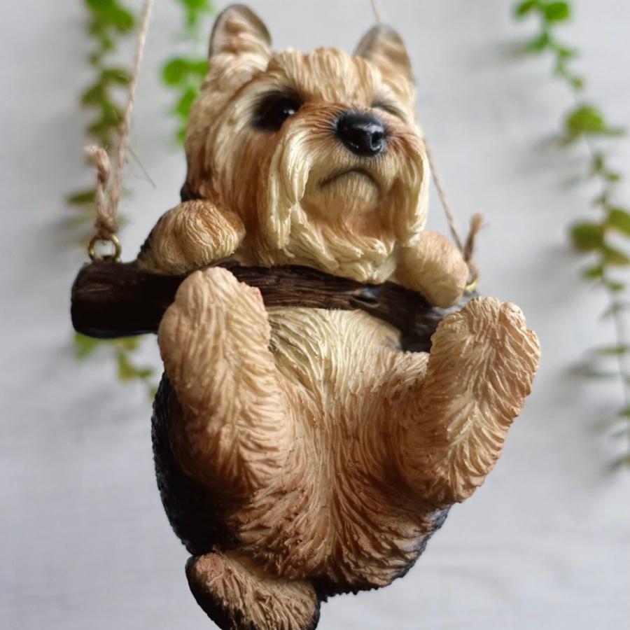 ヨークシャテリア かわいい ぶら下がり 壁掛け おしゃれ 置物 ヨークシャテリア かわいい ぶら下がり 壁掛け おしゃれ 置物
