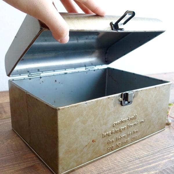 US 60'sビンテージ　ツールボックス　小物入れアドバタイジング　パーツケース US 60'sビンテージ ツールボックス 小物入れアドバタイジング