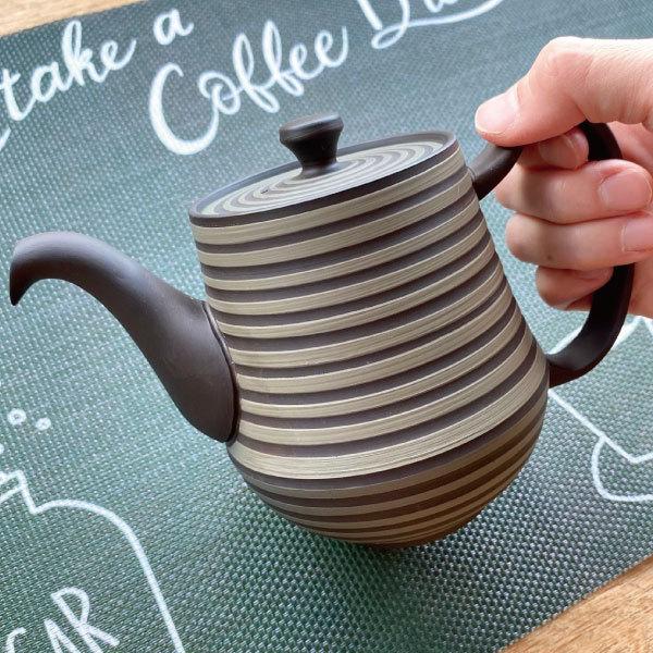 コーヒーを淹れる急須 珈茶ポット Pot 珈琲を美味しく コーヒーポット 常滑焼 マイクロメッシュ 日本製 とこなめ お茶 カフェ ショップ プレゼント おしゃれ Ayi Kachapot 307 マンモスビレッジ Yahoo 店 通販 Yahoo ショッピング