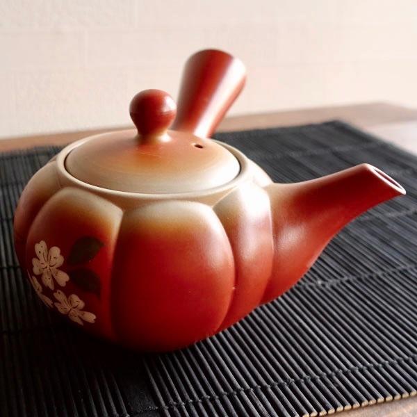 急須 おしゃれ 日本製 お茶が美味しくなる 常滑焼 きゅうす 桜 さくら