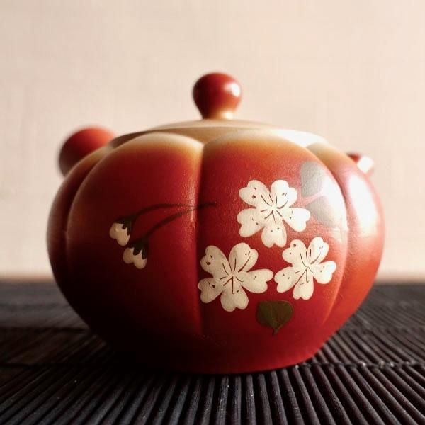 急須 おしゃれ 日本製 お茶が美味しくなる 常滑焼 きゅうす 桜 さくら