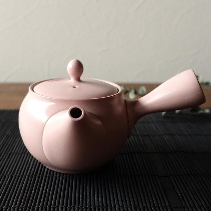お茶が美味しくなる 急須 常滑焼 バラ 薔薇 ピンク かわいい 上品