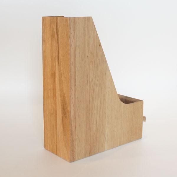 ファイリングスタンド 木製 おしゃれ 本立て A4 ファイルボックス 天然