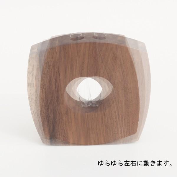 一輪挿し 天然木 木製 ウォルナット材 WN 花器 一本挿し プレゼント