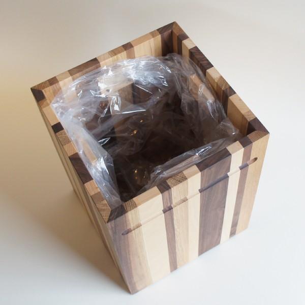ゴミ箱 ごみ箱 木製 おしゃれ デザイン インテリア 天然木 高級感