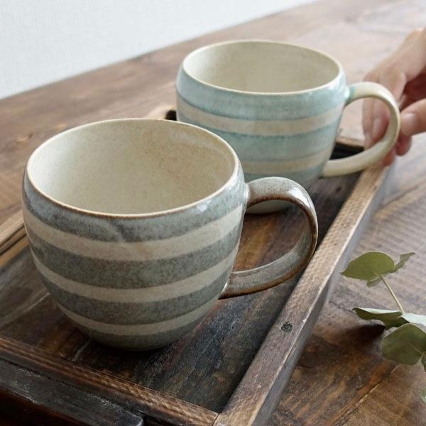 無料配達 でっかい マグカップ 美濃焼 大きい おしゃれ たっぷり ボーダー デカマグ カフェ 北欧風 コーヒーカップ 陶器 かわいい 日本製 大きな 400ml コップ ビアカップ Neotextreview Com