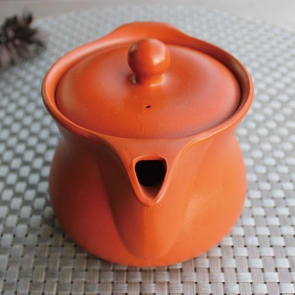 急須 おしゃれ 日本製 お茶が美味しくなる 常滑焼 きゅうす 高級 赤い