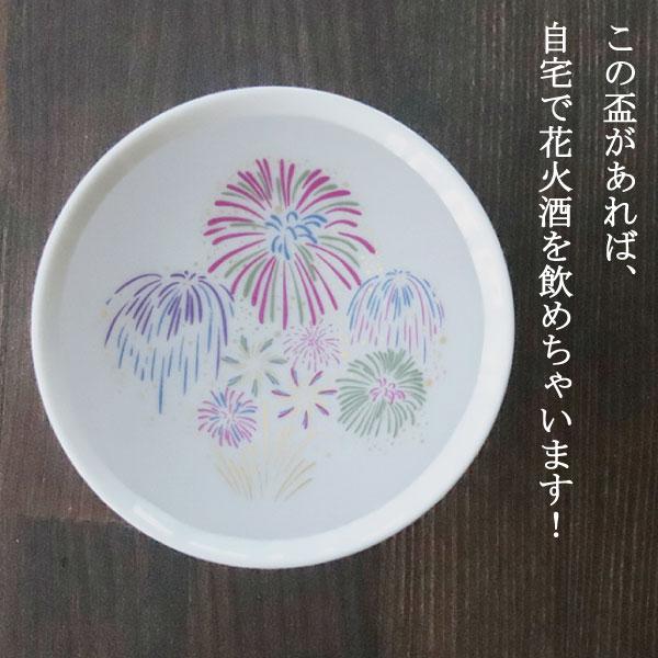 丸モ高木陶器 冷感花火 平盃 ペアセット 正規品 お酒を楽しむ