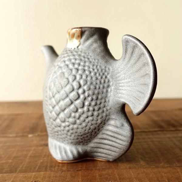 酒器 おしゃれ 徳利 おちょこ セット 魚型 フィッシュ 美濃焼 とっくり