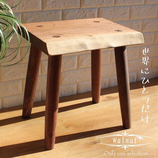 送料無料 一枚板 スツール 椅子 ウォールナット 日本製 ベンチ 花台 イス 玄関スツール おしゃれ シンプル 天然木 ナチュラルウッド 木製 チェア 銘木 高級感 Www Thedailyspud Com