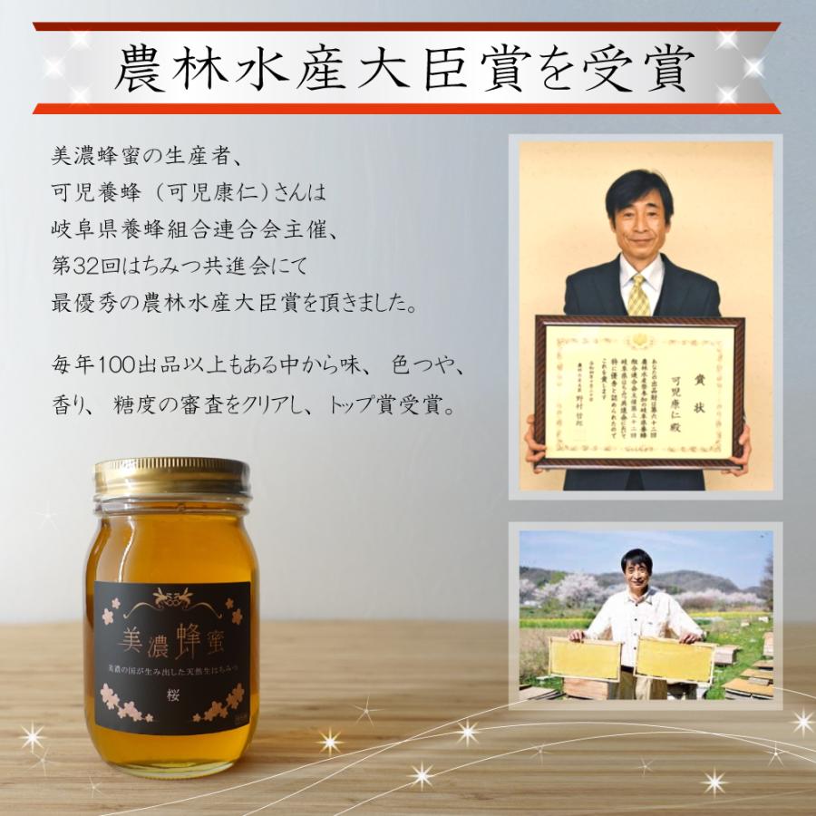 農林水産大臣賞受賞 はちみつ 美濃蜂蜜 600g 非加熱 国産 生 農林水産大臣賞受賞 はちみつ 美濃蜂蜜 600g 非加熱 国産 生