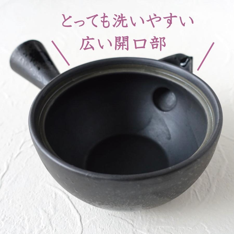 急須 キレがいい 波佐見焼 さくら 桜 おしゃれ 日本製 洗いやすい きゅうす お茶 かわいい 茶こし付き 茶器 陶器 ギフト 贈り物 プレゼント ピンク 黒 ブラック_7