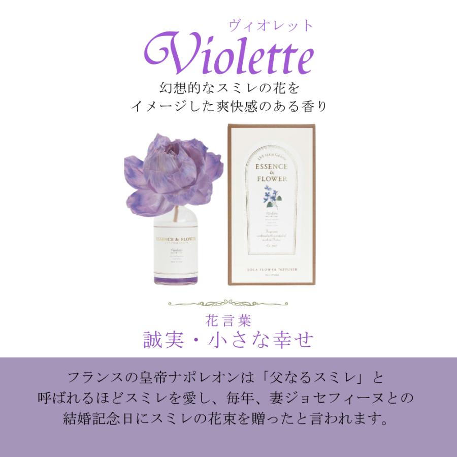 アロマディフューザー おしゃれ ルームフレグランス 花 LVF ソラ