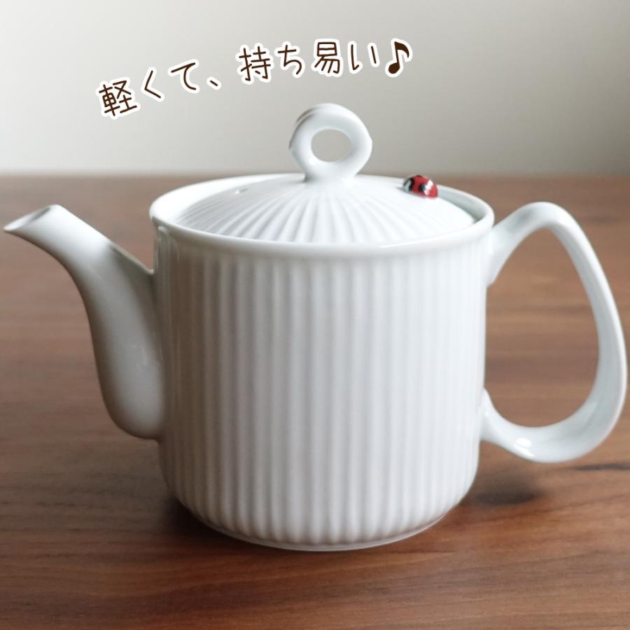 波佐見焼 かわいい 急須 てんとう虫 ポット おしゃれ 北欧風