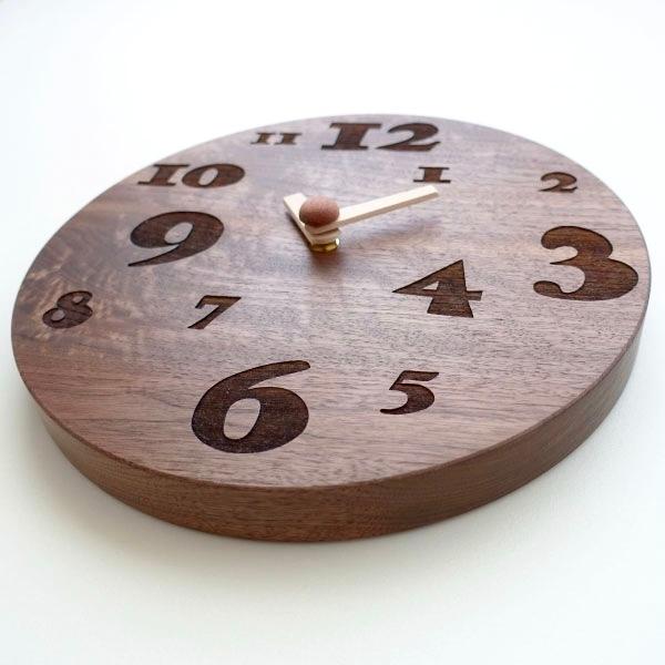 世界にひとつだけ 一枚板 掛け時計 おしゃれ 木製 ウォールクロック