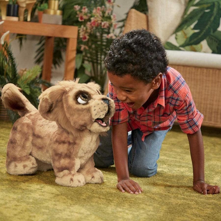 ファーリアル ライオンキング シンバ 英語でおしゃべり 電動 送料無料 ぬいぐるみ 正規品質保証