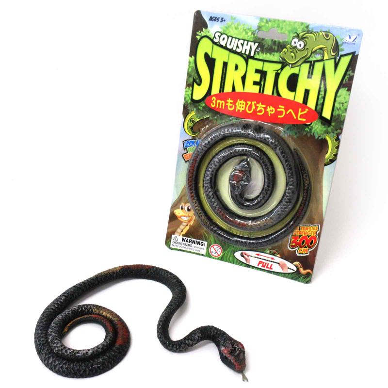 3mも伸びちゃうヘビ (SQUISHY STRETCHY SNAKES) (おもちゃ 偽物のへび