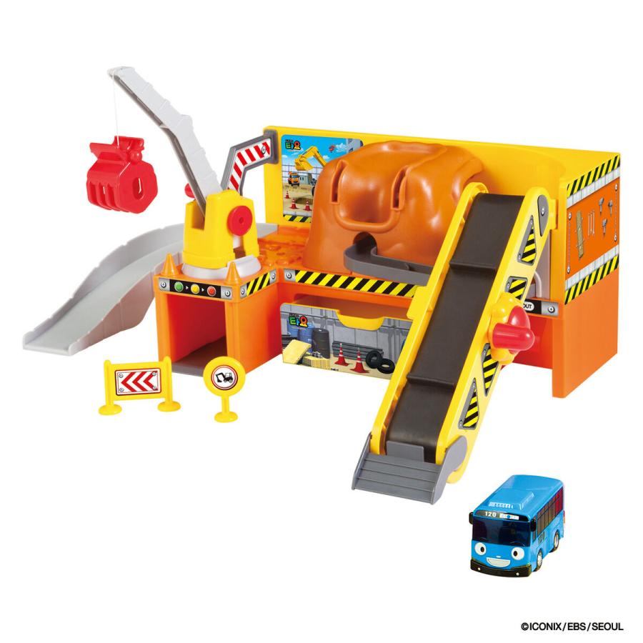 【日本未発売】TAYOタヨ バス PLAYSET 新品未使用 ♦︎新品未使用♦︎ ちびっこバス タヨ TAYO 4台セット 車 箱