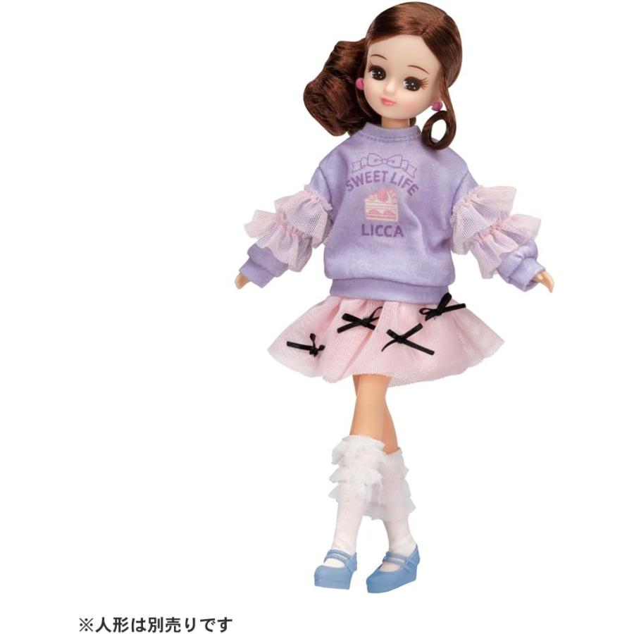 リボンドール　お散歩用バギー付き　45cm リカちゃん LW-19 シュガーリボン (タカラトミー ドレス おもちゃ) (4