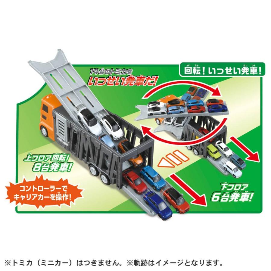 トミカワールド 大回転発車 リモコンビッグキャリアカー : おもちゃの