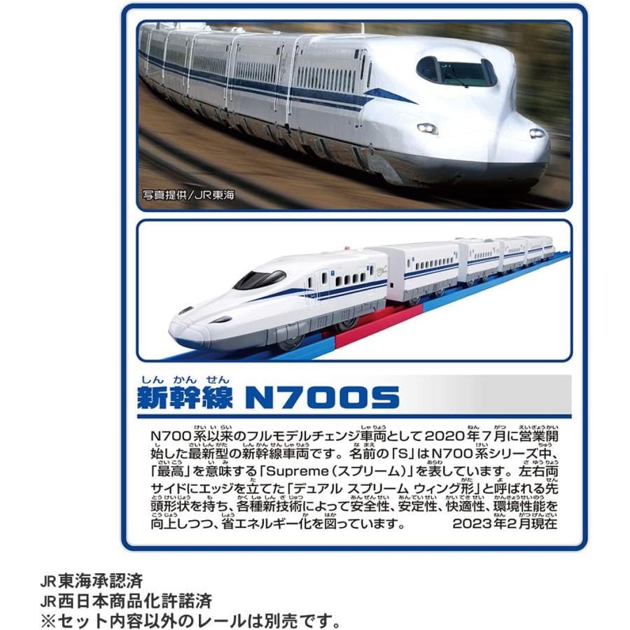 プラレール いっぱいつなごう レールで速度チェンジ 新幹線 N700S