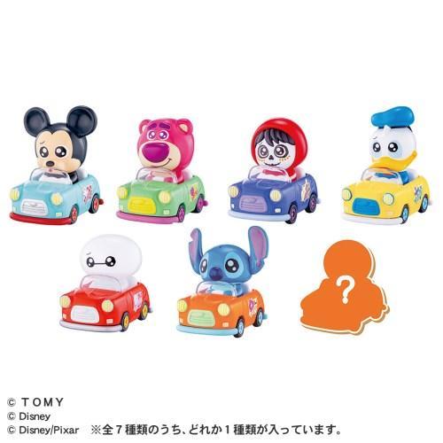 @Fa右1001【美品】タカラ トミカ Disney コレクション ドリームトミカ TOMICA TUNES DISNEY CHARACTERS Vol.1 DP-BOX (6個