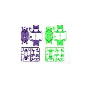 ミニ四駆 ミニ四駆限定95234 MSカラーシャーシセット (パープル 