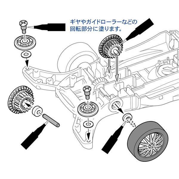 ミニ四駆 ミニ四駆GP465 オイルペン タミヤ15465 : おもちゃの