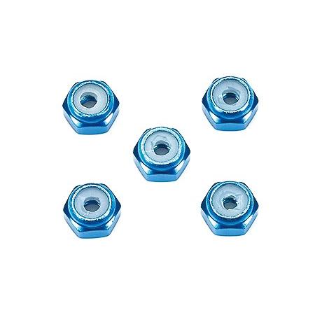 ミニ四駆 ミニ四駆15500 GP.500 2mm アルミロックナット（ブルー5個