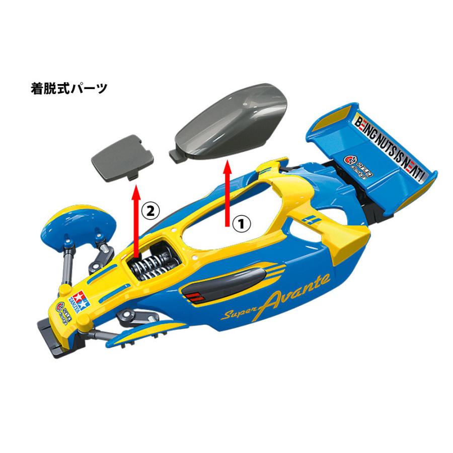 ミニ四駆 タミヤ 18101 スーパーアバンテJr. (VZシャーシ ミニ四駆 タミヤ 18101 スーパーアバンテJr. (VZシャーシ