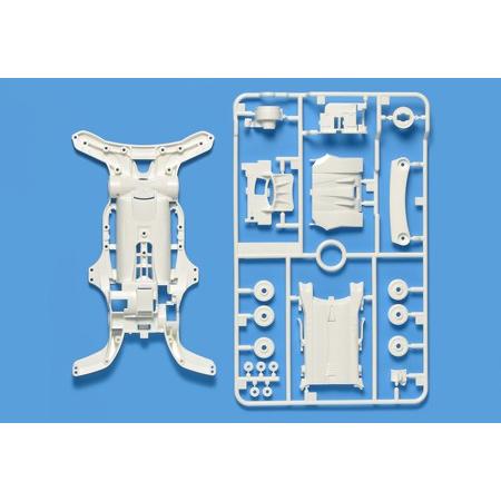 ミニ四駆 ミニ四駆限定95251 AR強化シャーシ（ホワイト） : おもちゃの 