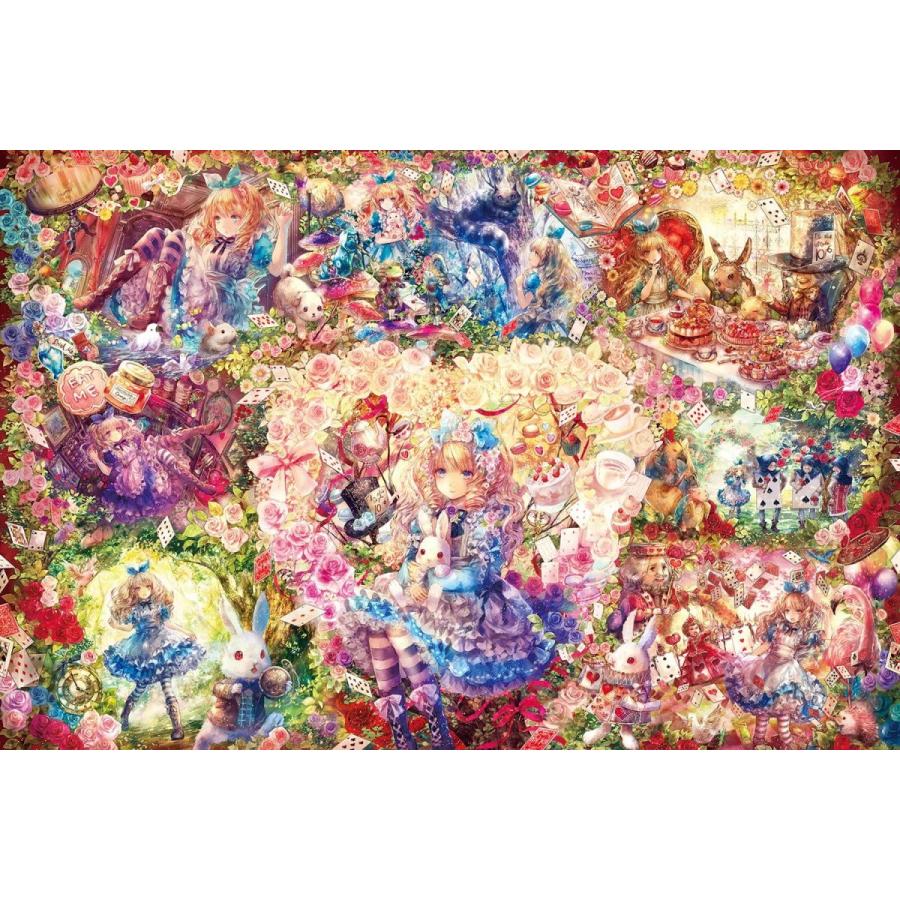 アリスの物語 1000ピースジグソーパズル　おにねこ ジグソーパズル 1000ピース おにねこ アリスの物語 11-567 : おもちゃ