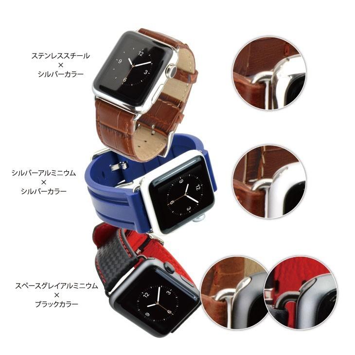 アップルウォッチ バンド ベルト コネクトパーツ ラグ ステンレススチール AP Apple Watch用バンド交換 38mm 40mm 41ｍｍ 42mm 44mm 45mm 49mm｜mano-a-mano｜06