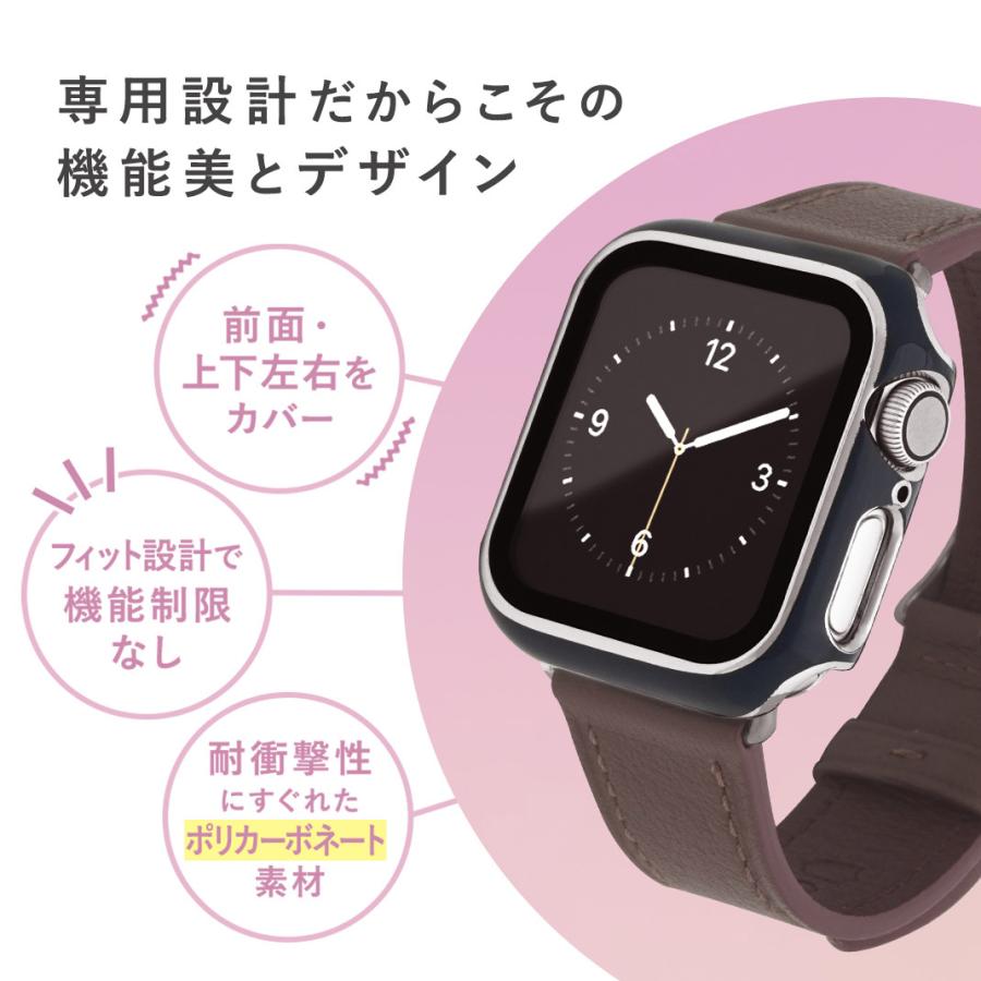 アップルウォッチ カバー 保護ケース ケース 38mm 40mm 41mm 42mm 44mm 45mm series9 8 7 6 SE 5 4 3 2 1対応 Apple Watch用ハードケース CASSIS｜mano-a-mano｜02