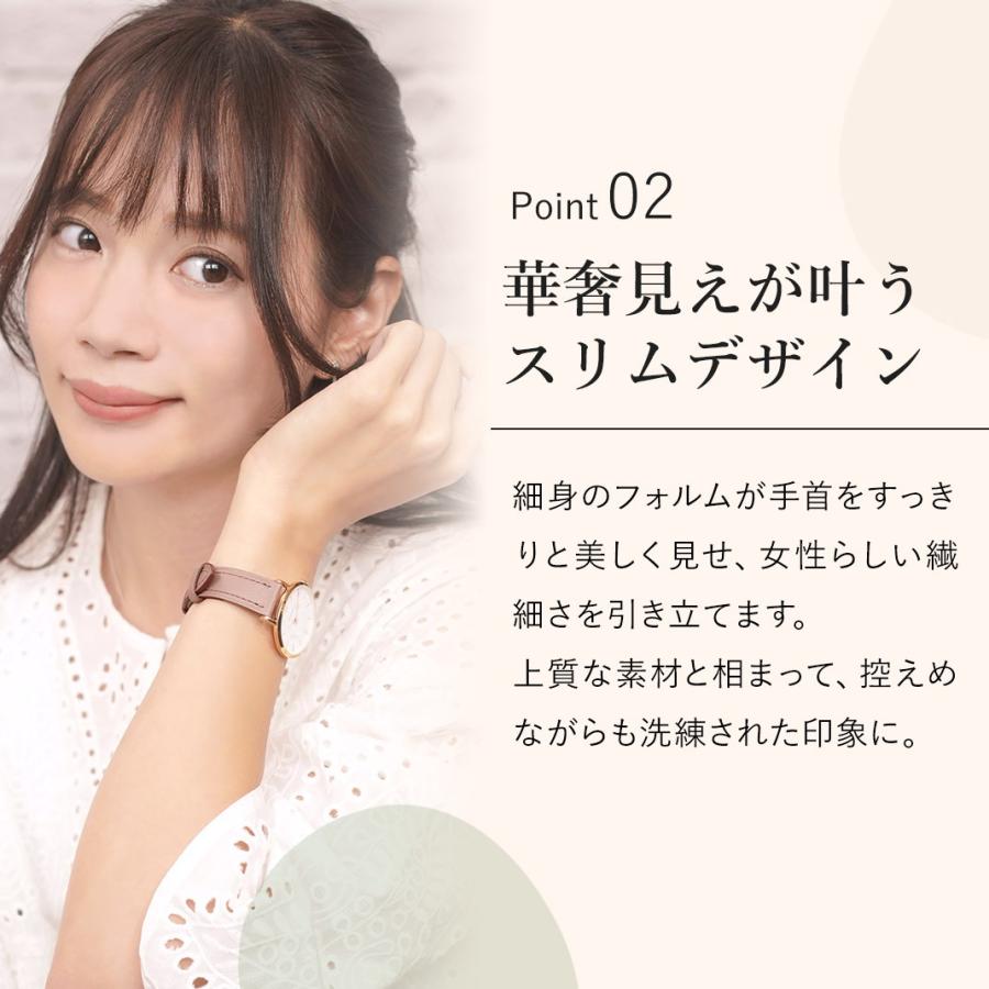 CASSIS（カシス） 腕時計ベルト バンド イタリアンレザー カーフ 裏面