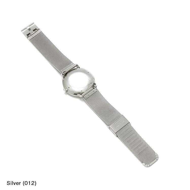 JUNGHANS　ユンハンス シルバー/ブラック レザーバンド 時計 CASSIS ユンハンス マックスビル 用 JUNGHANS MAX BILL に