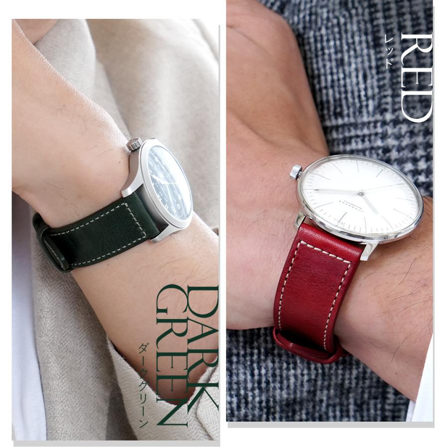 【未使用】Cassis 腕時計バンド ゴートレザー カシス 20mm グレー CASSIS 時計ベルト ゴートレザー(シェーヴル) カシス NIORT